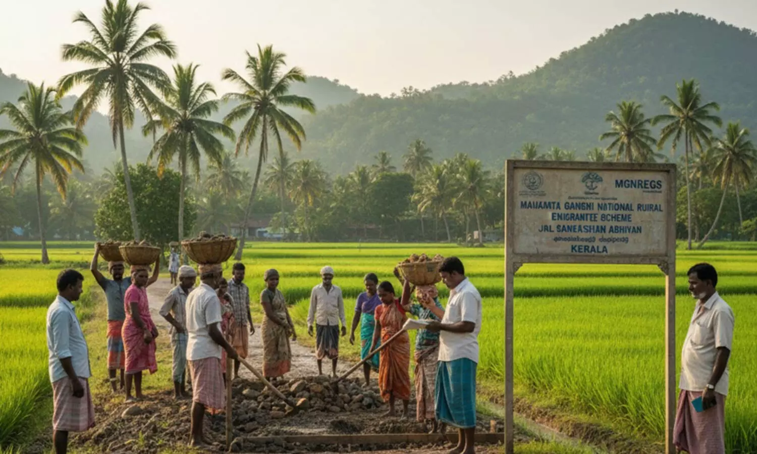 കേന്ദ്ര നിയമം തിരിച്ചടിയായി; തൊഴിലുറപ്പ് തൊഴിലാളികളിൽ വൻ ഇടിവ്