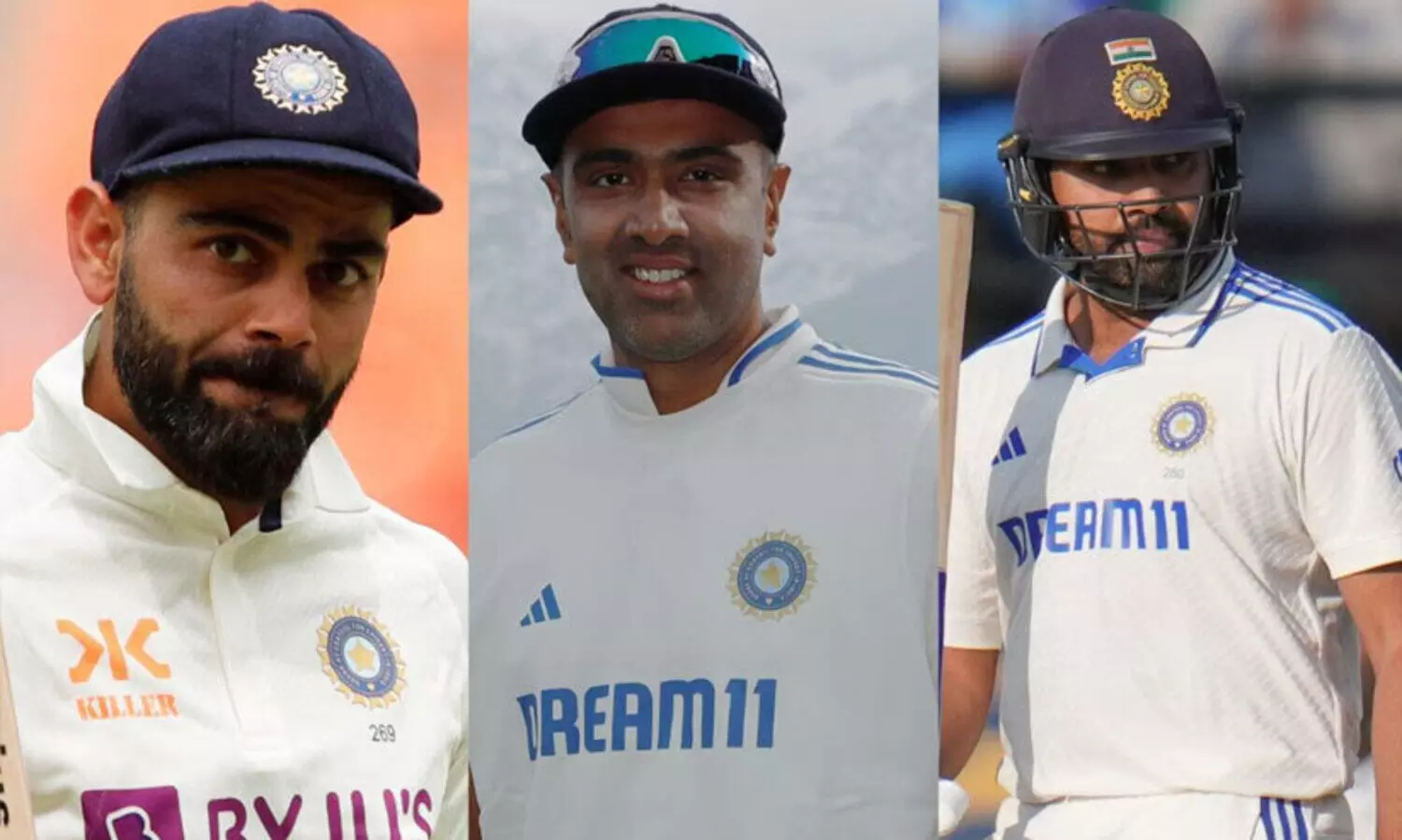 രോഹിതും കോഹ്‍ലിയും അശ്വിനും കൂടുതൽ ആദരവർഹിക്കുന്നു; അവർക്കായി യാത്രയയപ്പ് ടെസ്റ്റ് നടത്തണമെന്ന് മുൻ ഇംഗ്ലീഷ് താരം