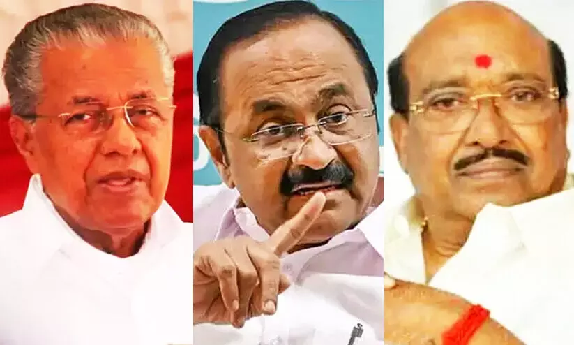 മുഖ്യമന്ത്രിയുടെ വാക്കുകളാണ് വെള്ളാപ്പള്ളിയിലൂടെ പുറത്ത് വരുന്നതെന്ന് വി.ഡി. സതീശൻ; ‘വിദ്വേഷ കാമ്പയിന് നടത്താനാണ് സി.പി.എം ശ്രമം’ മുഖ്യമന്ത്രിയുടെ വാക്കുകളാണ് വെള്ളാപ്പള്ളിയിലൂടെ പുറത്ത് വരുന്നതെന്ന് വി.ഡി. സതീശൻ; ‘വിദ്വേഷ കാമ്പയിന് നടത്താനാണ് സി.പി.എം ശ്രമം’