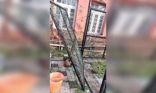 ബീച്ച് ആശുപത്രിയുടെ ഗേറ്റ് തകർത്ത് മോഷണശ്രമം