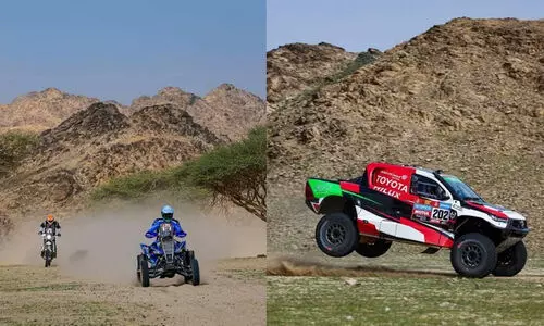 Pictures from the Saudi Dakar Rally