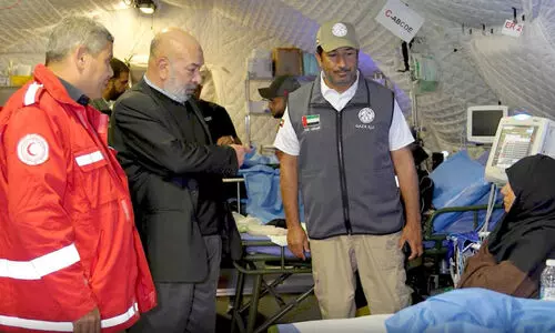 ഗസ്സയിൽ സേവനം തുടർന്ന് യു.എ.ഇ ഫീൽഡ് ആശുപത്രി