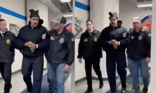 ഹാപ്പി ന്യൂ ഇയർ പറഞ്ഞ് പുഞ്ചിരിച്ച്, യു.എസ് തടവറയിലും കൂസലില്ലാതെ മദുറോ