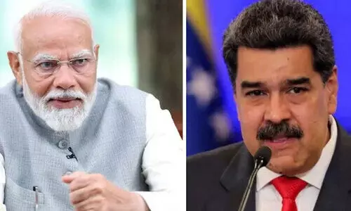 അമേരിക്കയെ കുറിച്ച് മിണ്ടാതെ ഇന്ത്യയുടെ ‘വെനിസ്വേലൻ’ പ്രതികരണം; സ​മാ​ധാ​ന​പൂ​ർ​ണ​മാ​യ പ​രി​ഹാ​ര​ത്തി​ന് ആ​ഹ്വാ​നം