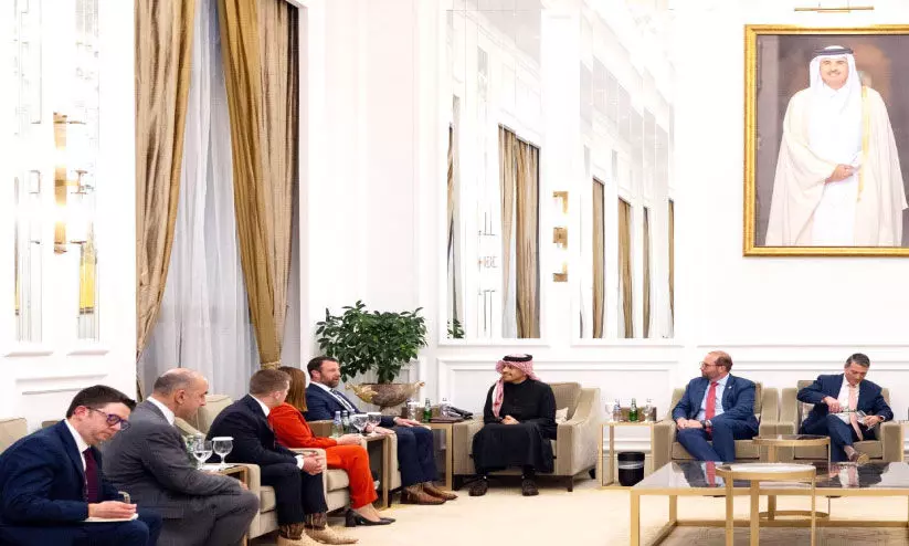 ഖത്തർ പ്രധാനമന്ത്രി യു.എസ് പ്രതിനിധി സംഘവുമായി കൂടിക്കാഴ്ച നടത്തി ഖത്തർ പ്രധാനമന്ത്രി യു.എസ് പ്രതിനിധി സംഘവുമായി കൂടിക്കാഴ്ച നടത്തി