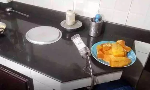 രണ്ടു വീടുകളിൽ വാതില്‍ പൊളിച്ച് കയറി; കള്ളന് കിട്ടിയത് ഓംലറ്റ് മാത്രം...