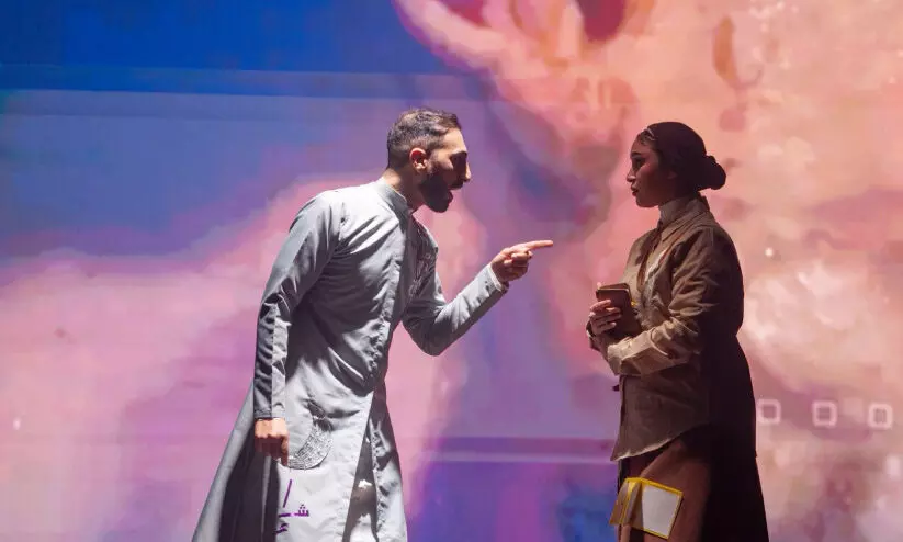 സൗദിയിൽ ‘പുതിയ ചക്രവാളം’ അരങ്ങിന് പുതിയ വെളിച്ചമേകി ദമ്മാമിൽ കുട്ടികളുടെ നാടകം സൗദിയിൽ ‘പുതിയ ചക്രവാളം’ അരങ്ങിന് പുതിയ വെളിച്ചമേകി ദമ്മാമിൽ കുട്ടികളുടെ നാടകം