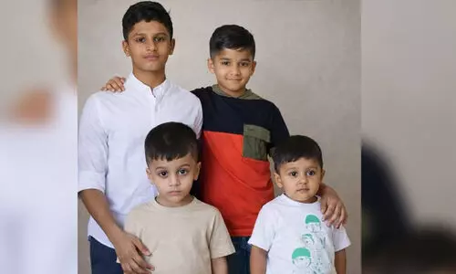 അബൂദബി അപകടം: കുഞ്ഞുസഹോദരങ്ങൾക്ക്​ കണ്ണീർമടക്കം