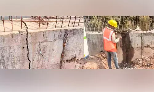 ദേശീയപാത സംരക്ഷണ ഭിത്തിയിലെ വിള്ളൽ താൽക്കാലികമായി അടച്ചു; സുരക്ഷയിൽ ആശങ്ക ദേശീയപാത സംരക്ഷണ ഭിത്തിയിലെ വിള്ളൽ താൽക്കാലികമായി അടച്ചു; സുരക്ഷയിൽ ആശങ്ക