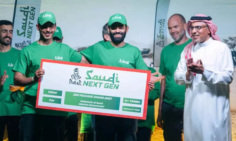 ഡാക്കർ റാലിക്കായി സൗദിയുടെ നെക്സ്റ്റ് ജെൻ പദ്ധതി ശ്രദ്ധേയമാകുന്നു ഡാക്കർ റാലിക്കായി സൗദിയുടെ നെക്സ്റ്റ് ജെൻ പദ്ധതി ശ്രദ്ധേയമാകുന്നു