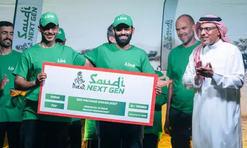 ഡാ​ക്ക​ർ റാ​ലി​ക്കാ​യി സൗ​ദി​യു​ടെ   നെ​ക്​​സ്​​റ്റ്​ ജെ​ൻ പ​ദ്ധ​തി ശ്ര​ദ്ധേ​യ​മാ​കു​ന്നു