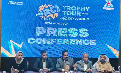 ടി20 ​ലോ​ക​ക​പ്പ് കി​രീ​ടം ബ​ഹ്‌​റൈ​നി​ലേ​ക്ക്; ആ​വേ​ശ​മാ​യി മൂ​ന്നു​ദി​വ​സ​ത്തെ ട്രോ​ഫി ടൂ​ർ വ​രു​ന്നു