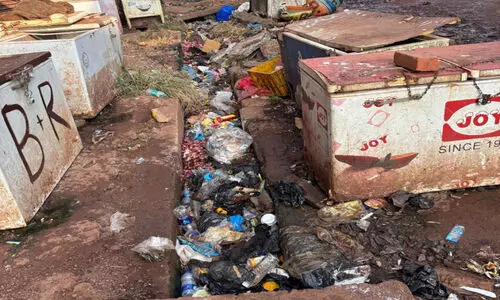 ഓ​വു​ചാ​ലി​ൽ മാ​ലി​ന്യം​ നി​റ​ഞ്ഞു; കുമ്പളയിൽ മ​ത്സ്യ​മാ​ർ​ക്ക​റ്റ് തു​റക്കാൻ ന​ട​പ​ടി​യായില്ല