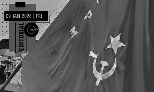 വ​ർ​ഗീ​യ രാ​ഷ്ട്രീ​യ​ത്തി​ൽ ഇ​ട​റി​വീ​ഴു​ന്ന സി.​പി.​എം