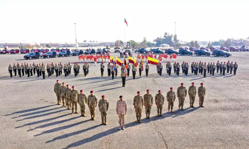കുവൈത്ത് സൈനിക മേധാവി അമീരി ഗാർഡ് സന്ദർശിച്ചു കുവൈത്ത് സൈനിക മേധാവി അമീരി ഗാർഡ് സന്ദർശിച്ചു