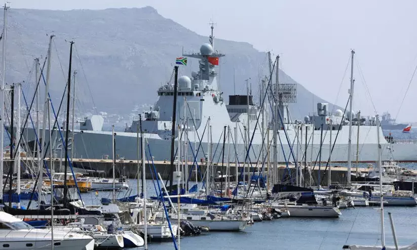 ചൈനീസ്, റഷ്യൻ, ഇറാൻ യുദ്ധക്കപ്പലുകൾ ദക്ഷിണാഫ്രിക്കൻ സമുദ്രാതിർത്തിയിൽ ചൈനീസ്, റഷ്യൻ, ഇറാൻ യുദ്ധക്കപ്പലുകൾ ദക്ഷിണാഫ്രിക്കൻ സമുദ്രാതിർത്തിയിൽ