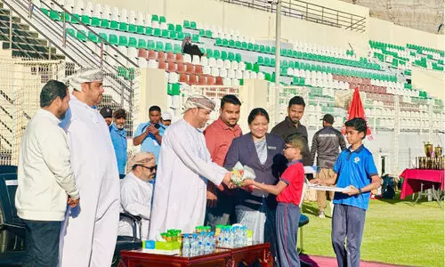 ഖ​സ​ബ് ഇ​ന്ത്യ​ൻ സ്കൂ​ൾ വാ​ർ​ഷി​ക കാ​യി​ക​മേ​ള സ​മാ​പി​ച്ചു