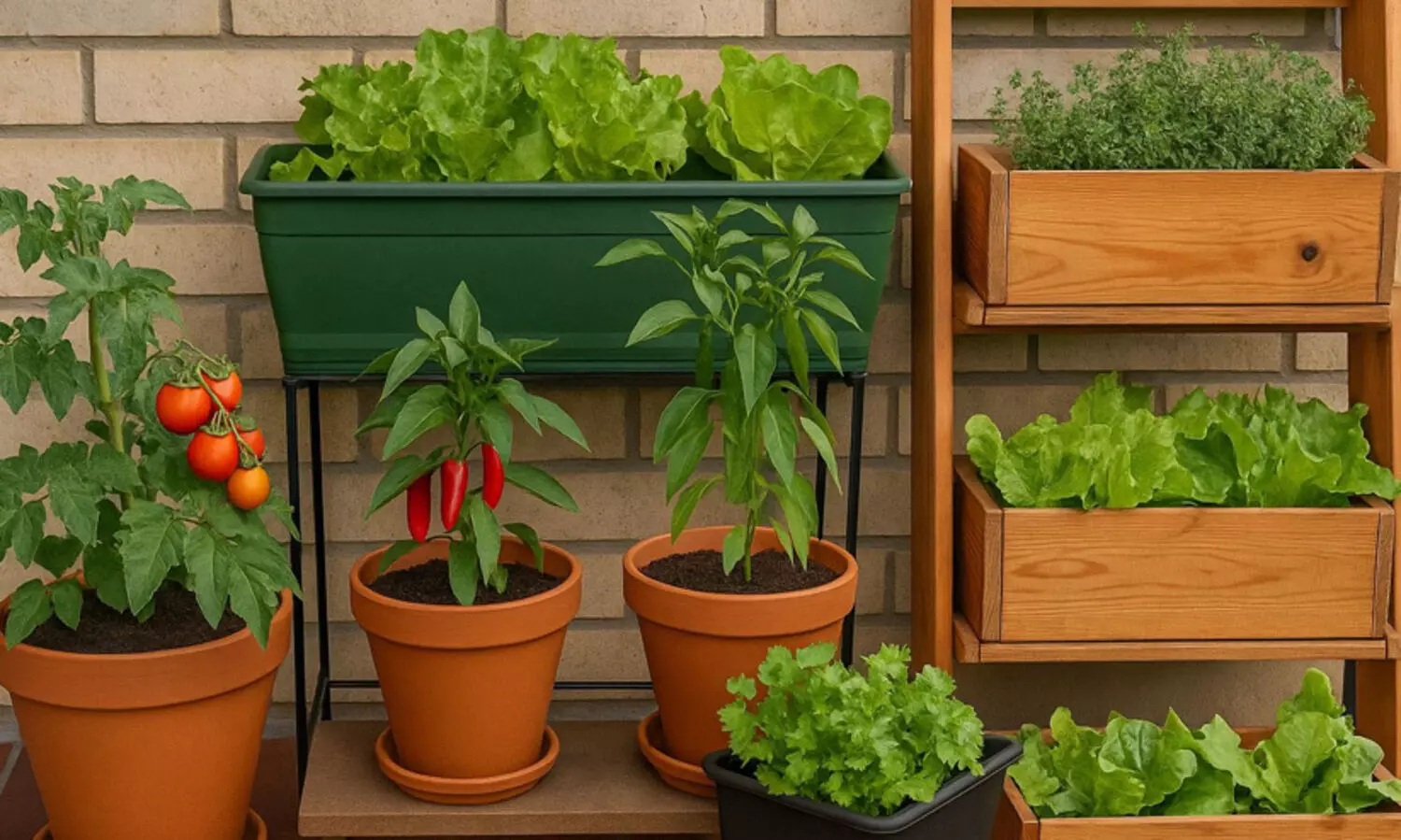 കുറഞ്ഞ പരിചരണത്തിൽ ബാൽക്കണിയിൽ  വളരുന്ന അഞ്ച് പച്ചക്കറികൾ