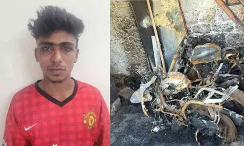 വർക്ക്ഷോപ്പിന് തീയിട്ട പ്രതി പിടിയിൽ