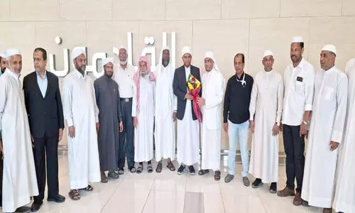 തുറാബ് തങ്ങൾക്ക് സ്വീകരണം നൽകി തുറാബ് തങ്ങൾക്ക് സ്വീകരണം നൽകി