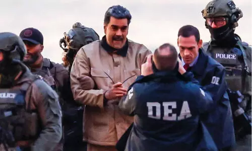 ‘കാര്യങ്ങൾ നന്നായി ചെയ്യുന്നു; ഞങ്ങൾ പോരാളികളാണ്’; തട്ടിക്കൊണ്ടുപോകലിനു ശേഷം യു.എസ് ജയിലിൽ നിന്നും ആദ്യമായി മദൂറോ