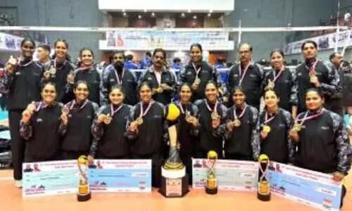 ദേശീയ വോളിയിൽ കേരള വനിതകൾക്ക് കിരീടം ദേശീയ വോളിയിൽ കേരള വനിതകൾക്ക് കിരീടം