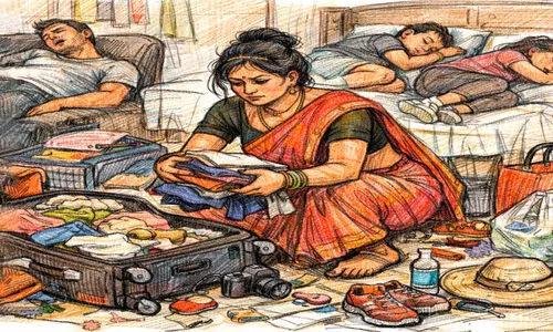 വെ​ക്കേ​ഷ​ൻ യാ​ത്ര​യോ? വീ​ട്ട​മ്മ​ക്കി​ല്ല അ​തി​ലും വി​ശ്ര​മം