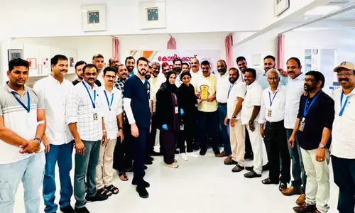 ഒ.​ഐ.​സി.​സി കോ​ഴി​ക്കോ​ട് ഫെ​സ്റ്റ്;  കി​ങ് ഹ​മ​ദ് ഹോ​സ്പി​റ്റ​ലി​ൽ ര​ക്ത​ദാ​ന ക്യാ​മ്പ് സം​ഘ​ടി​പ്പി​ച്ചു