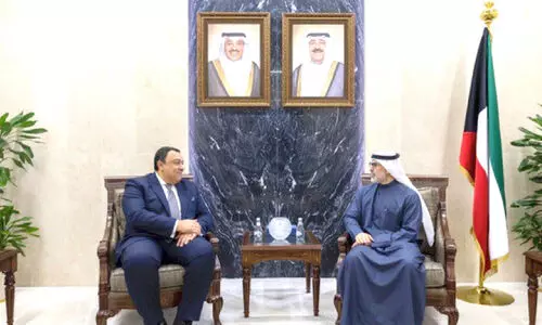 കു​വൈ​ത്ത് -ഈ​ജി​പ്ത് വി​ദേ​ശ​കാ​ര്യ സ​ഹ​മ​ന്ത്രി​മാ​ർ കൂ​ടി​ക്കാ​ഴ്ച ന​ട​ത്തി