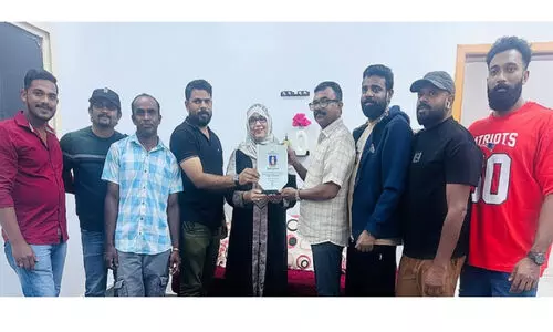 ജിജി ജോസഫിന് കെ.എം.സി.സി യാത്രയയപ്പ്