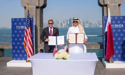 സാങ്കേതിക മേഖലയിൽ തന്ത്രപ്രധാന സഹകരണം; ‘പാക്സ് സിലിക്ക’ സഖ്യത്തിൽ ഖത്തർ ഒപ്പുവെച്ചു