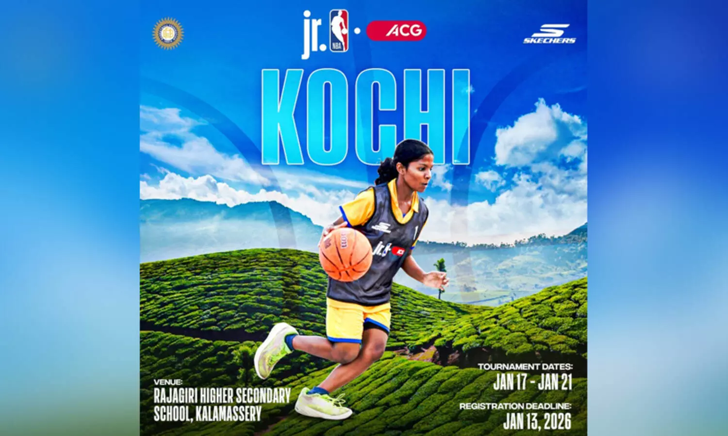 ജൂനിയർ NBA ബാസ്കറ്റ്ബോൾ ടൂർണമെന്റ് ജനുവരി 17 മുതൽ കൊച്ചിയിൽ