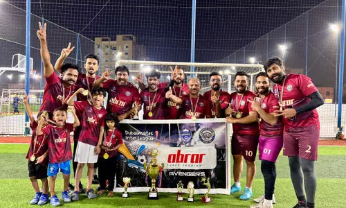 ദു​ബൈ മേ​റ്റ്സ് ഇ​ന്റ​ർ ലീ​ഗ് ഫു​ട്ബാ​ൾ; അ​ബ്രാ​ർ അ​വെ​ഞ്ചേ​ഴ്സ് ജേ​താ​ക്ക​ൾ