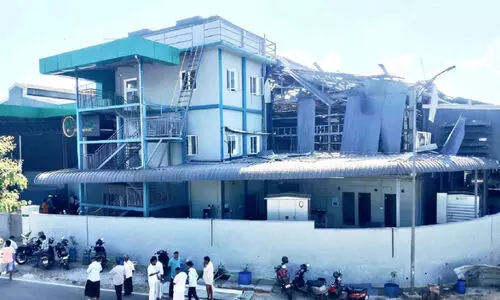 സ്വകാര്യ കമ്പനിയിലെ ബോയ്​ലർ പൊട്ടിത്തെറിച്ച് ഒരാൾക്ക് പരിക്ക്