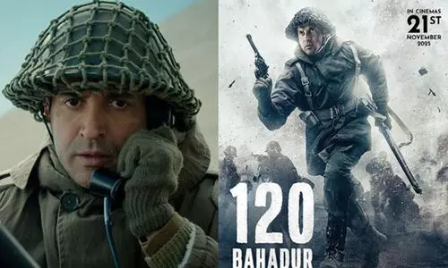 ഷൈതൻ സിങ് ഭാട്ടിയായി ഫർഹാൻ അക്തർ; 120 ബഹദൂർ ഒ.ടി.ടിയിലേക്ക്