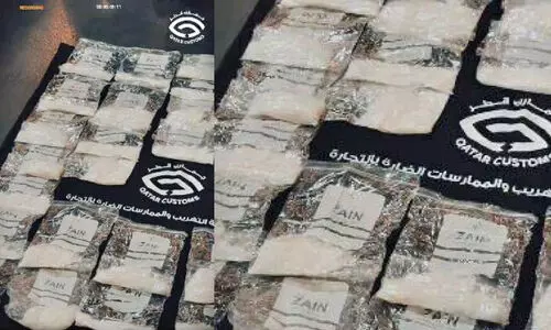 മെ​ത്താം​ഫി​റ്റ​മി​ൻ പി​ടി​കൂ​ടി; ഹ​മ​ദ് തു​റ​മു​ഖം വ​ഴി ക​ട​ത്താ​ൻ ശ്ര​മി​ച്ച മ​യ​ക്കു​മ​രു​ന്നാ​ണ്   ഖ​ത്ത​ർ ക​സ്റ്റം​സ് പി​ടി​കൂ​ടി​യ​ത്