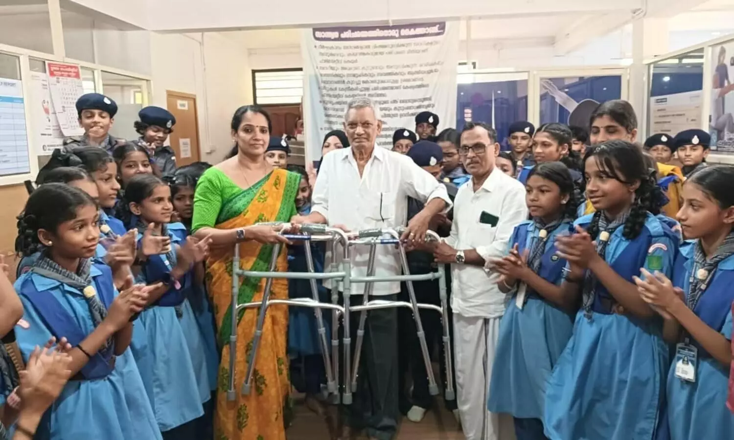 സ്കൗട്ട് ആൻഡ് ഗൈഡ്സ് അംഗങ്ങൾ സംസ്കാര പാലിയേറ്റീവ് സന്ദർശിച്ചു