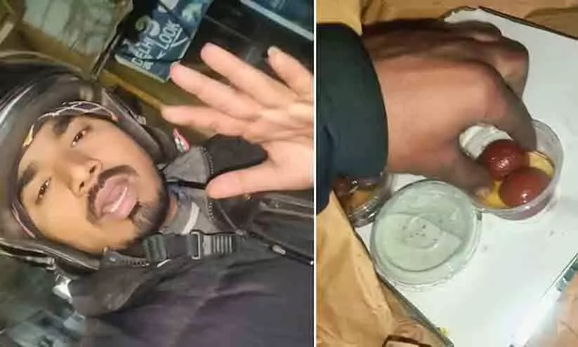 Zomato Agent Eats Late Night Order After Customer Refuses To Come Downstairs Zomato Agent Eats Late Night Order After Customer Refuses To Come Downstairs