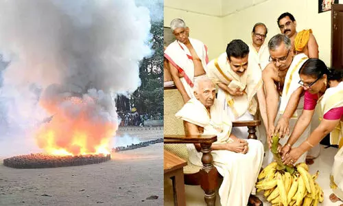 കതിന വെടികൾ മുഴങ്ങി; കൊടുങ്ങല്ലൂരിൽ മഹോത്സവത്തിന്റെ നാളുകൾ