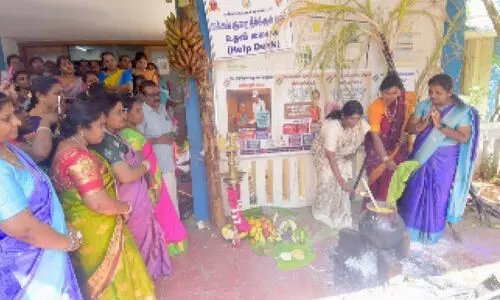 തൈപൊങ്കൽ ലഹരിയിൽ കന്യാകുമാരി; എങ്ങും സമത്വ പൊങ്കൽ