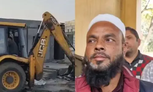 ഗ്രാമത്തിലെ ദലിത്, ആദിവാസി കുട്ടികൾക്ക് വേണ്ടി നിർമിച്ച സ്കൂൾ മദ്റസയാണെന്ന് വ്യാജ പ്രചാരണം, പിന്നാലെ പൊളിച്ചു നീക്കൽ