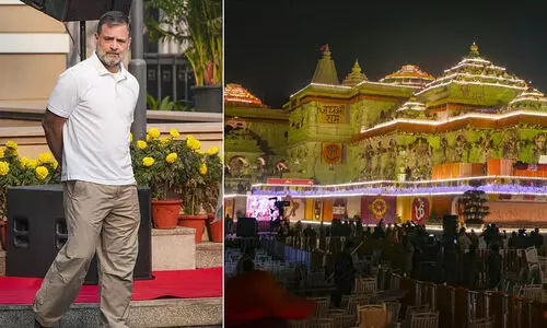 അയോധ്യക്ഷേത്രത്തിൽ രാഹുൽ ഗാന്ധിയെ പ്രവേശിപ്പിക്കരുതെന്ന് ഒരു വിഭാഗം സന്യാസിമാർ