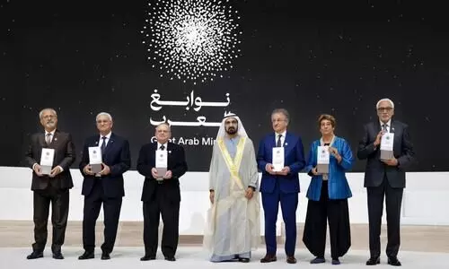 അറബ്​ ലോകത്തെ പ്രതിഭകൾക്ക്​ ആദരം; ഗ്രേറ്റ് അറബ് മൈൻഡ്സ് അവാർഡുകൾ സമ്മാനിച്ചു