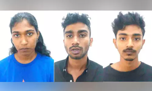 ഒന്നേകാൽ കിലോ കഞ്ചാവുമായി യുവതിയടക്കം മൂന്നുപേർ പിടിയിൽ