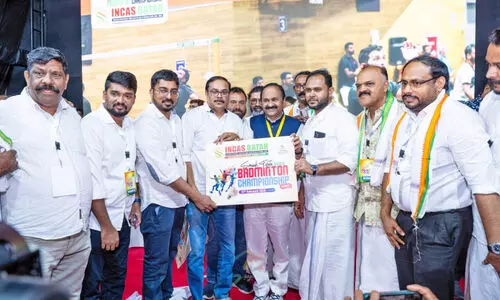 ഇൻകാസ് ബാഡ്മിന്റൺ ടൂർണമെന്റ് -സ്മാഷ് ഫിയസ്റ്റ 2k26’ പോസ്റ്റർ പ്രകാശനം