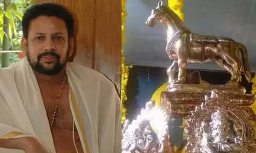 വാജി വാഹനം തന്ത്രിക്ക് കൈമാറിയത് ചട്ടം മറികടന്നെന്ന് റിപ്പോർട്ട്