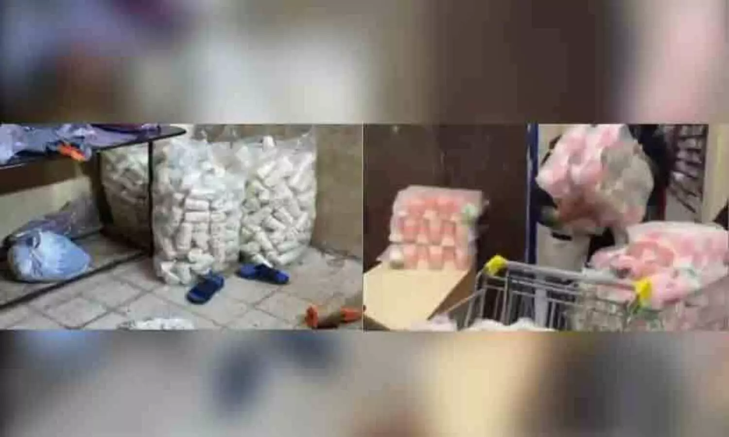 സു​ര​ക്ഷി​ത​ത്വമി​ല്ലാ​തെ ഭ​ക്ഷ്യ നി​ർ​മാ​ണം; ജ​ലീ​ബി​ൽ അ​ന​ധി​കൃ​ത ഫാ​ക്ട​റി​യും വെ​യ​ർ​ഹൗ​സും