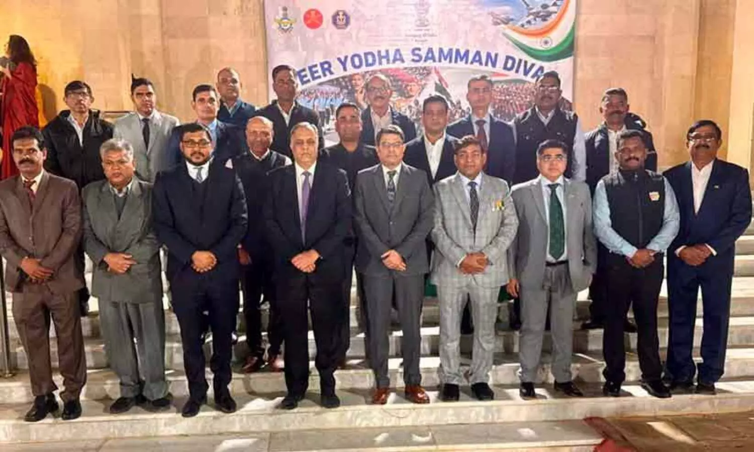 വീരയോദ്ധാക്കൾക്ക് പ്രണാമം: റിയാദിലെ ഇന്ത്യൻ എംബസിയിൽ വിമുക്തഭടന്മാരുടെ ദിനം ആചരിച്ചു