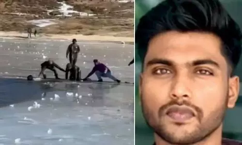 തവാങ്ങിലെ തണുത്തുറഞ്ഞ തടാകത്തിൽ അപകടം; ഐസ് പാളി തകർന്ന് രണ്ട് മലയാളി യുവാക്കൾ മുങ്ങിമരിച്ചു