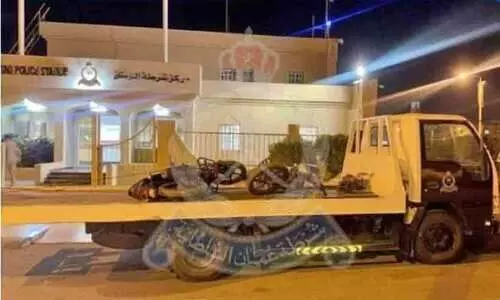 അ​പ​ക​ട​ക​ര​മാ​യ ഡ്രൈ​വി​ങ്; വാ​ഹ​ന​ങ്ങ​ൾ പി​ടി​ച്ചെ​ടു​ത്തു